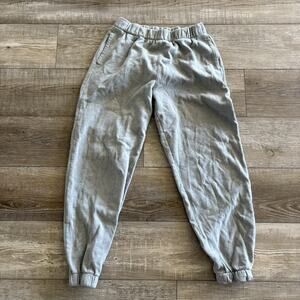 Hollister Womens Joggers Sweatpants Size Small Gray Adjustable Waist Logo Y2K
